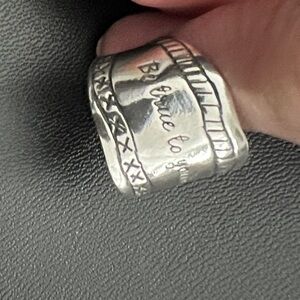 Silpada Engraved Silver Band Ring